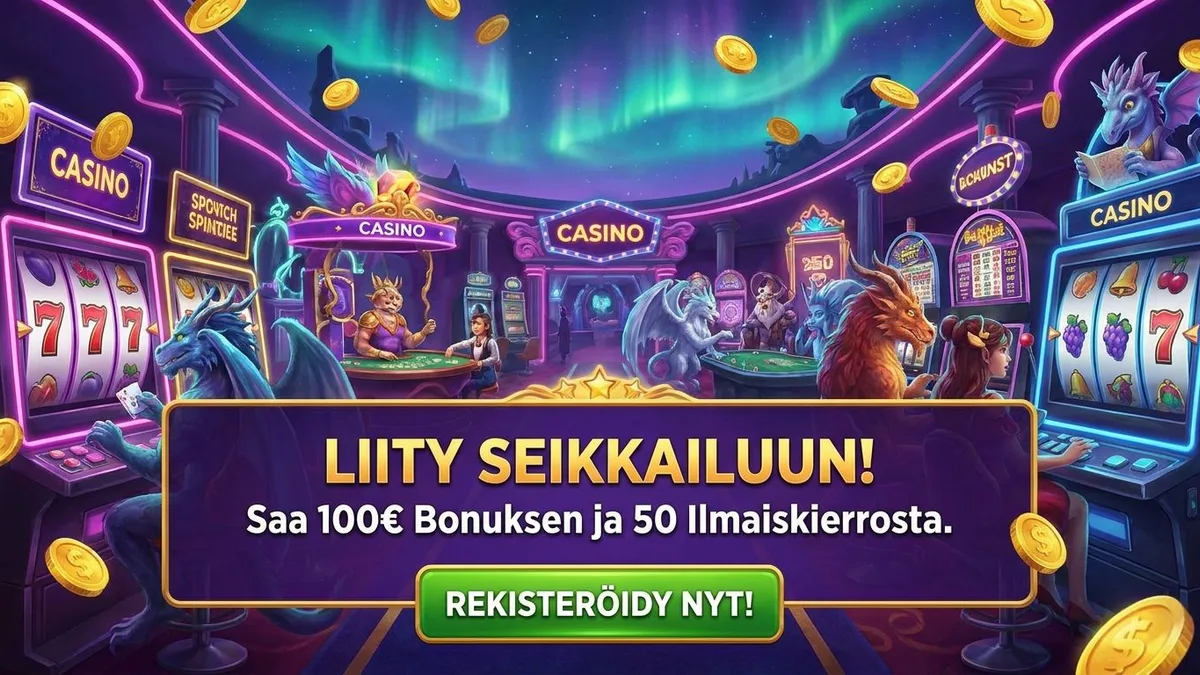 Rekisteröidy bonuksella